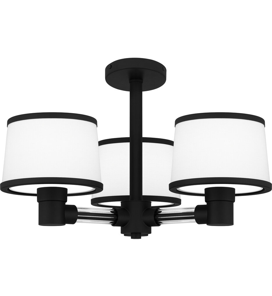 Quoizel - KYL1722MBK - Kylen 22" Semi Flush