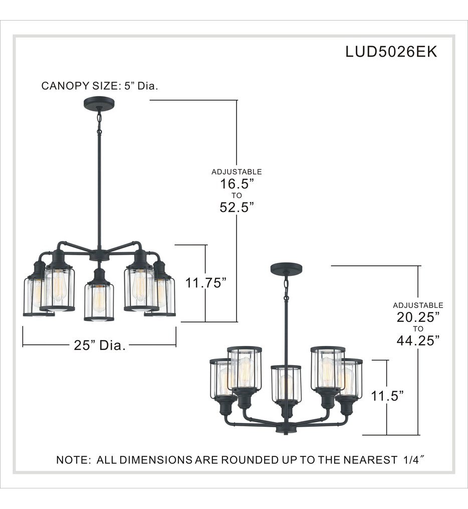 Ludlow 25" Chandelier