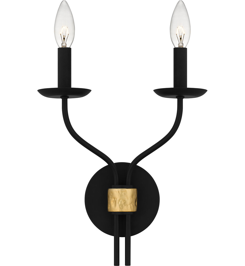 Quoizel - MAG8711MBK - Margaret 11" Wall Sconce
