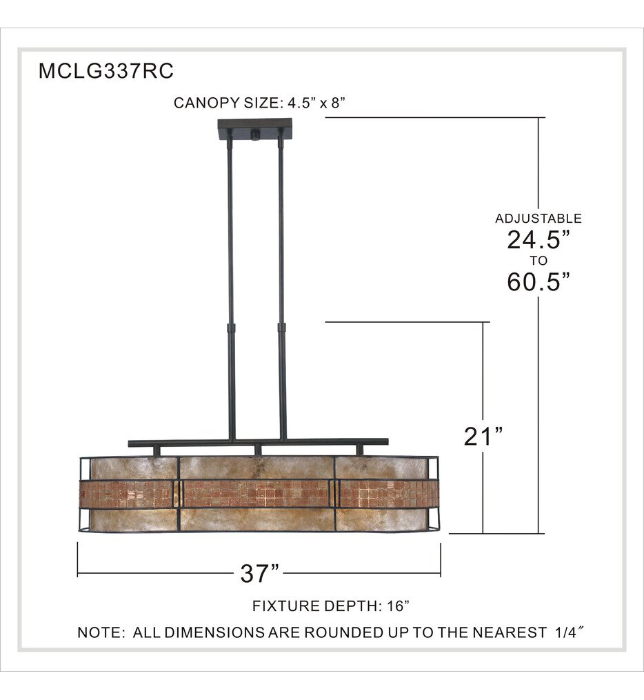Laguna 37" Island Light