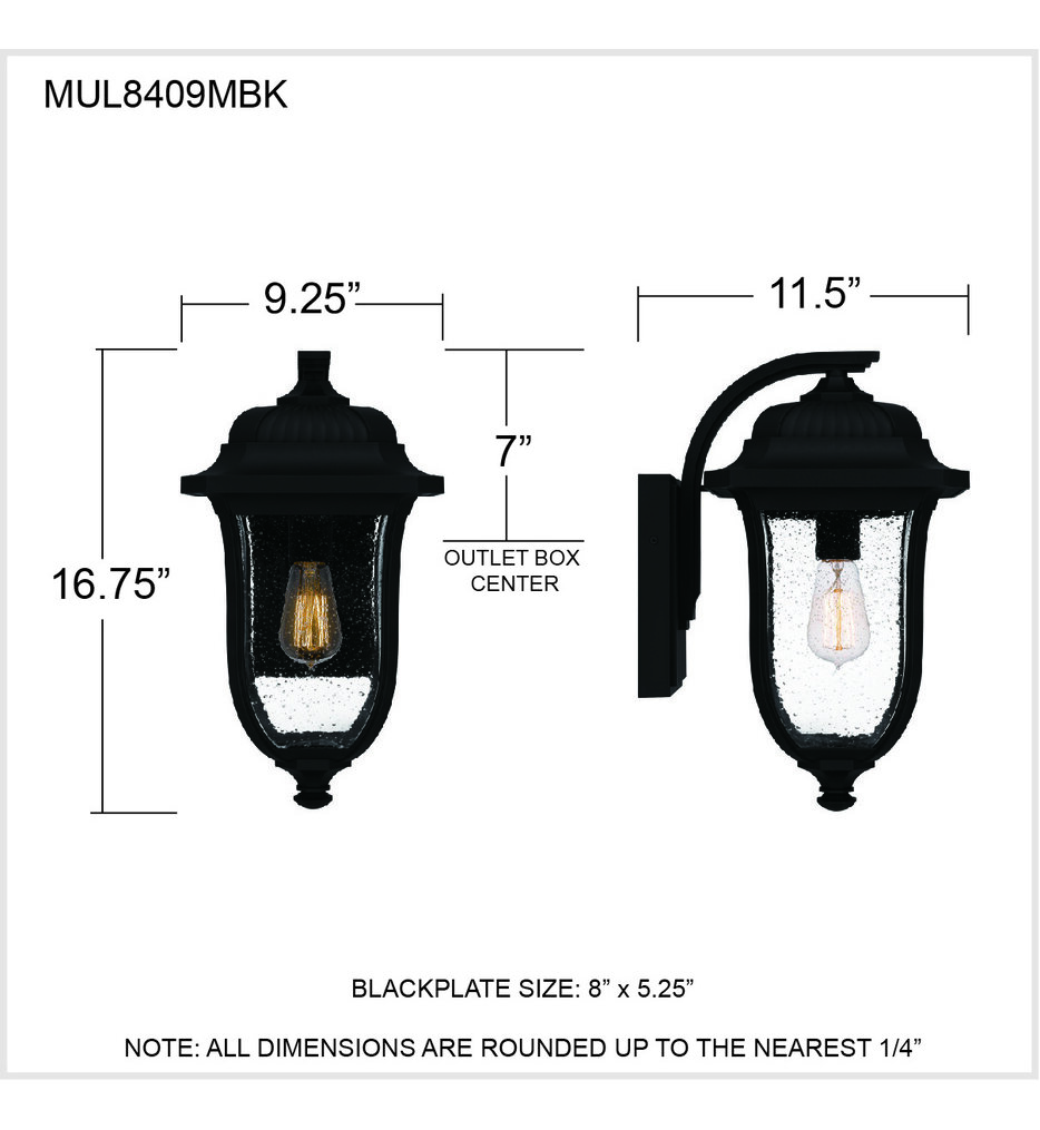 Mulberry 16.75" Outdoor Wall Sconce