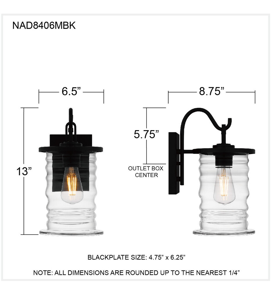 Noland 13" Outdoor Wall Sconce