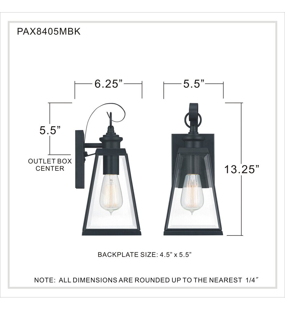 Paxton 13.25" Outdoor Lantern