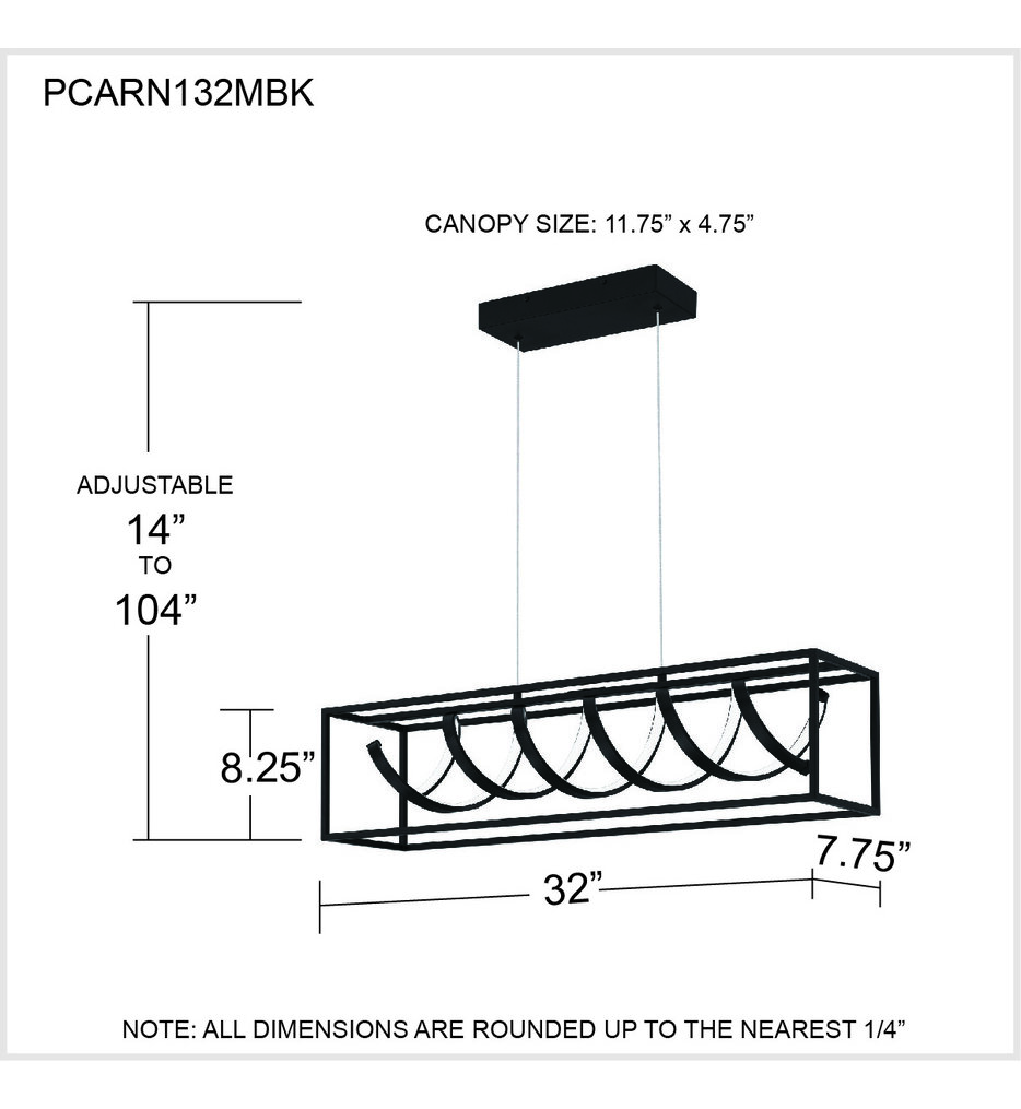 Amaranth 32" Island Light
