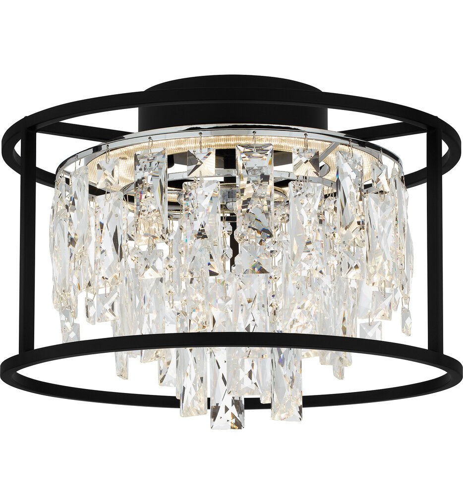 Quoizel - PCBNC1615MBK - Brillance 15" Flush Mount