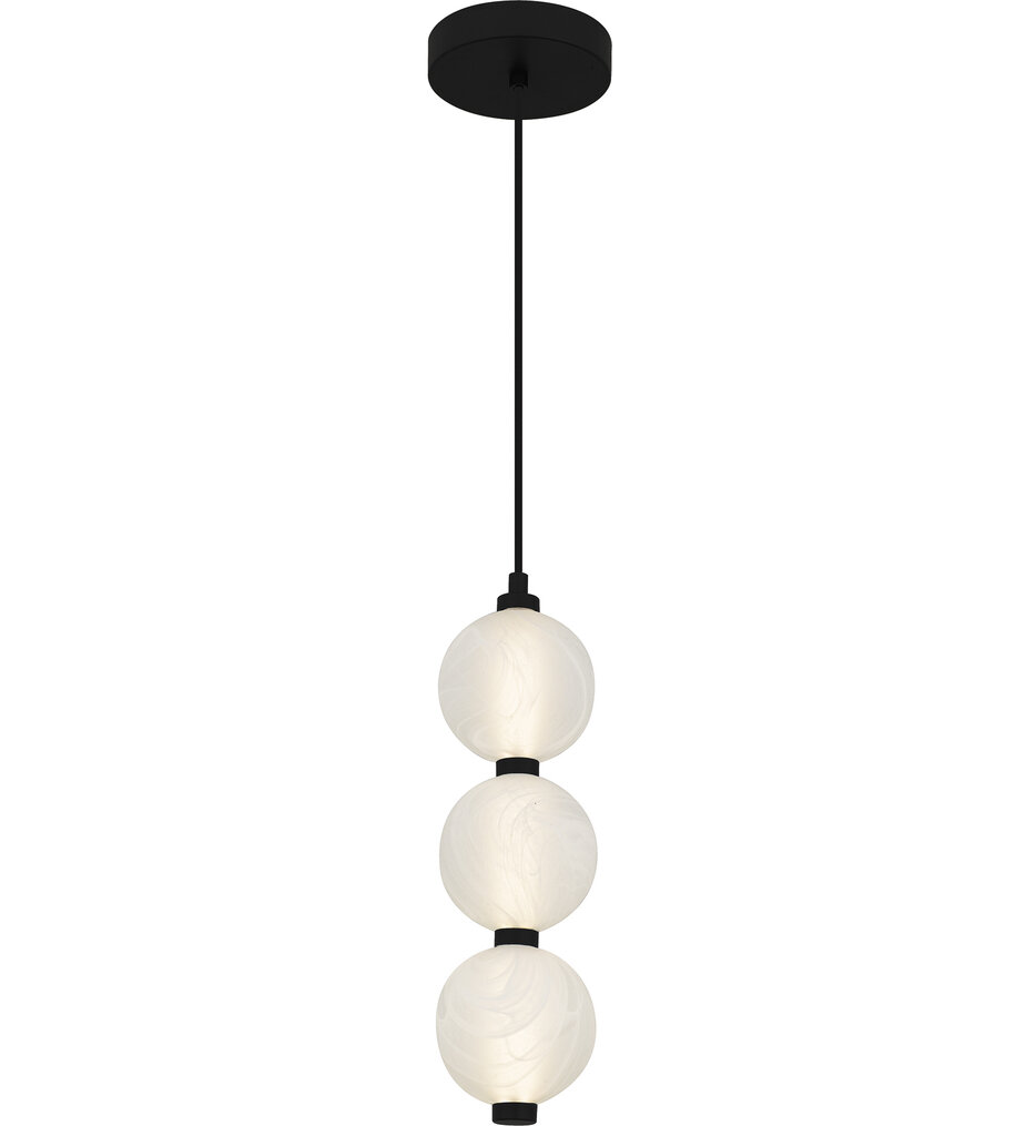 Quoizel - PCCAD1505MBK - Clarendon 5.25" Pendant