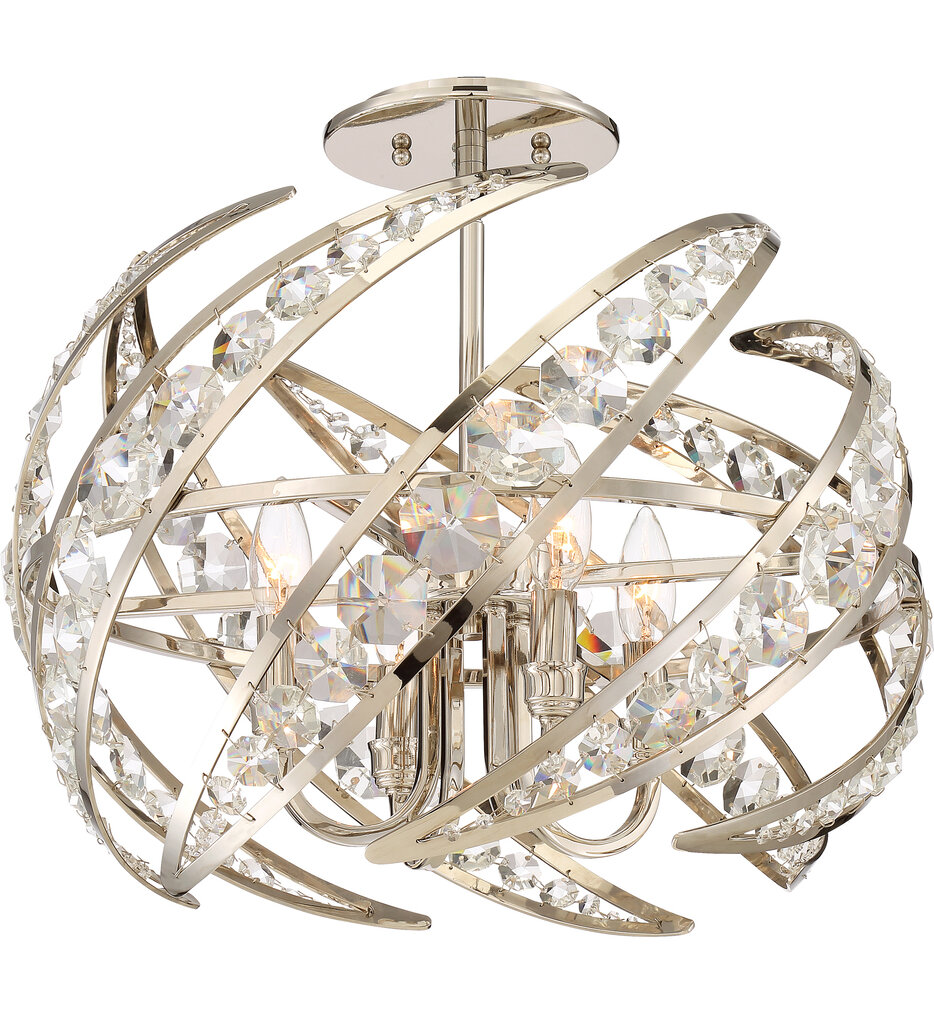 Quoizel - PCCN1718PK - Crescent 18" Semi-Flush Mount