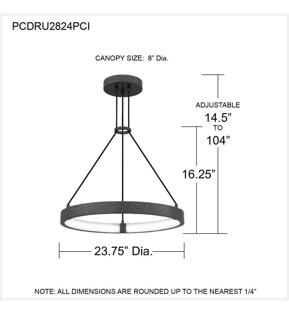 Drury 23.75" Pendant
