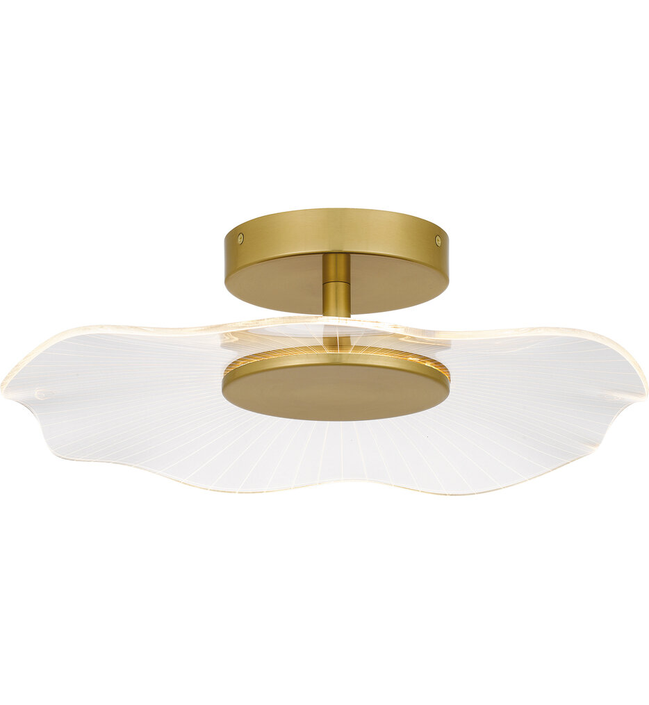 Quoizel - PCIB1718BRG - Ibis 17.5" Semi-Flush Mount