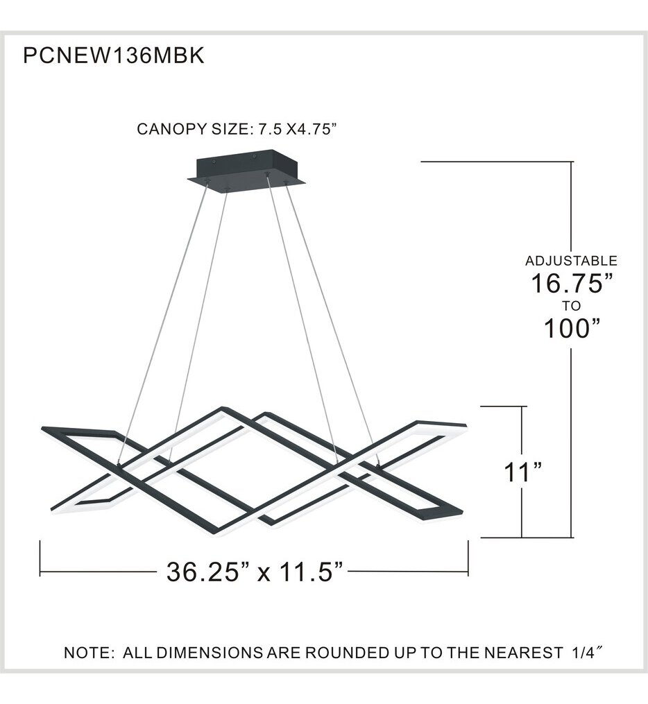 Newman 36.25" Island Light