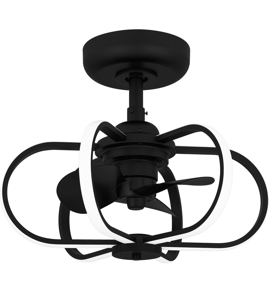 Quoizel - QFA6164MBK - Zuri 19.75" Fandelier