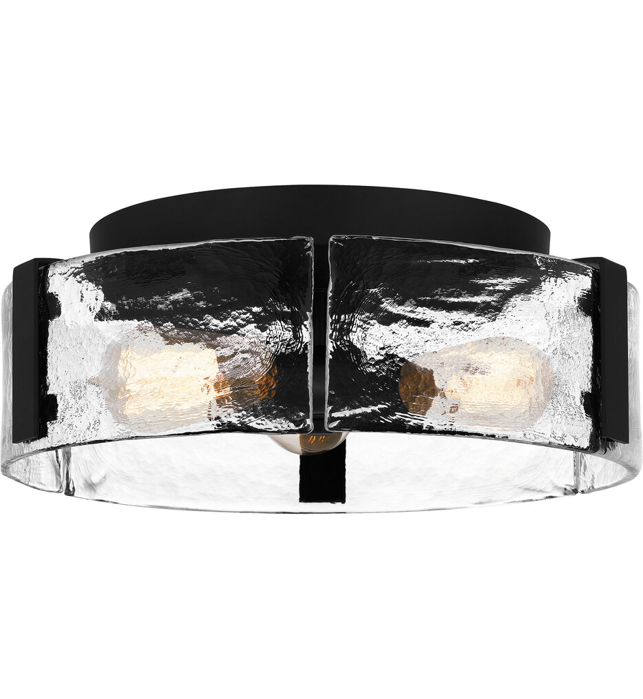 Quoizel - QFL5636MBK - Angora 16.75" Semi-Flush Mount