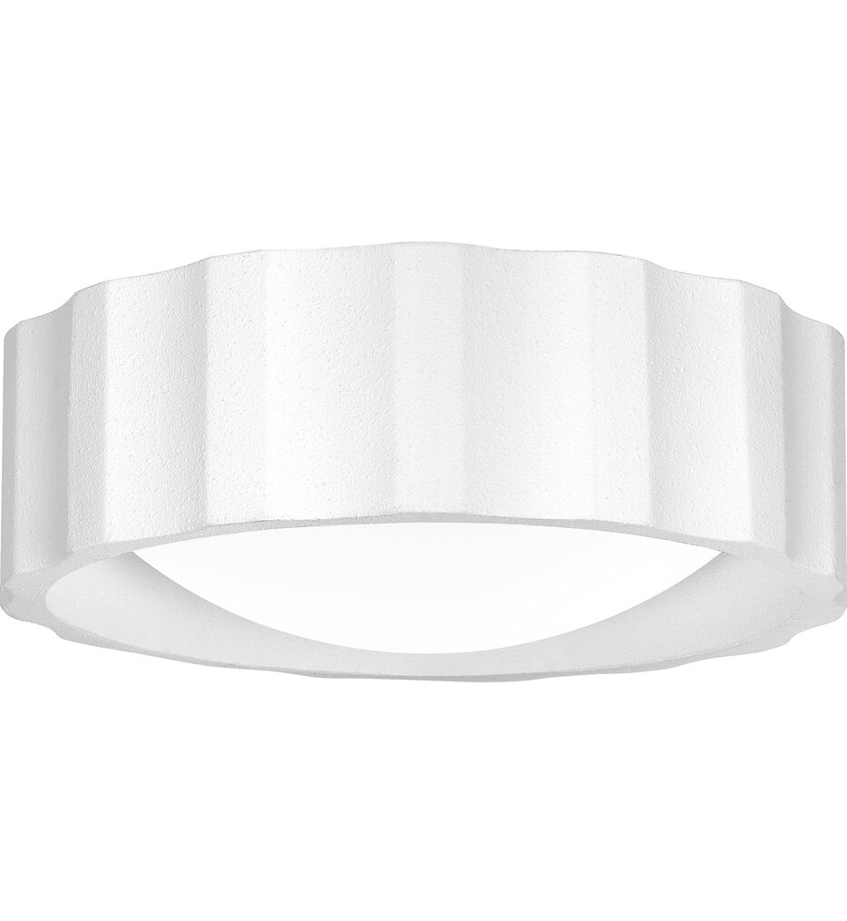 Quoizel - QFL6173TW - Roscoe 15" Flush Mount
