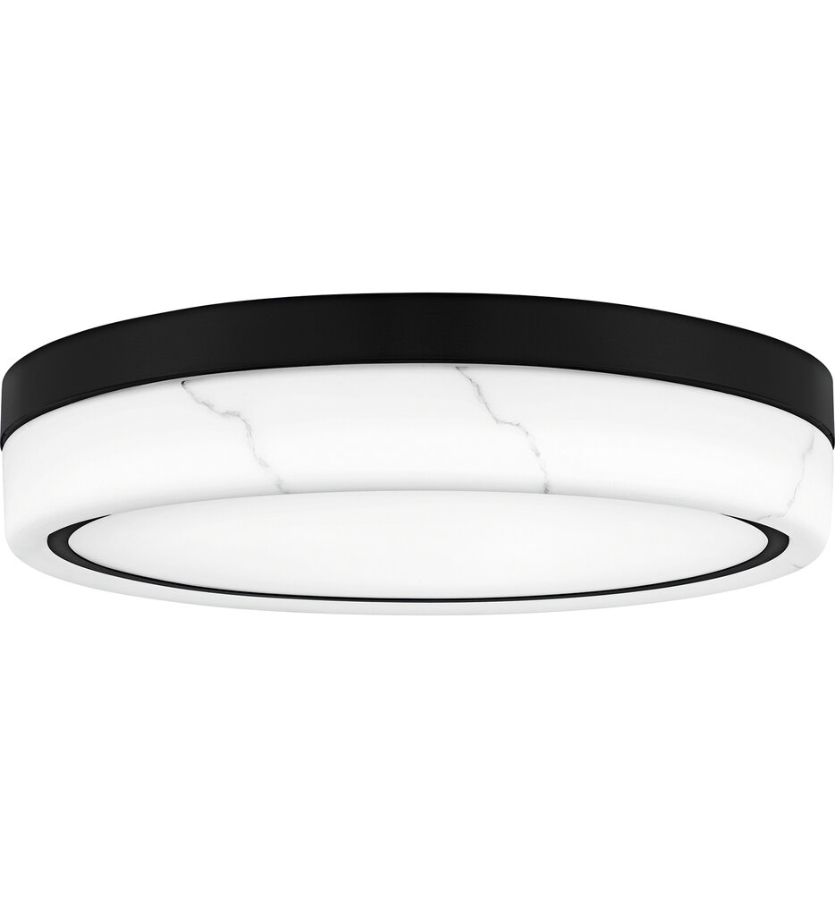 Quoizel - QFL6778MBK - Gasper 16" Flush Mount