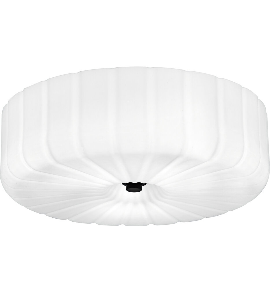 Quoizel - QFL6809MBK - Oberman 15" Flush Mount