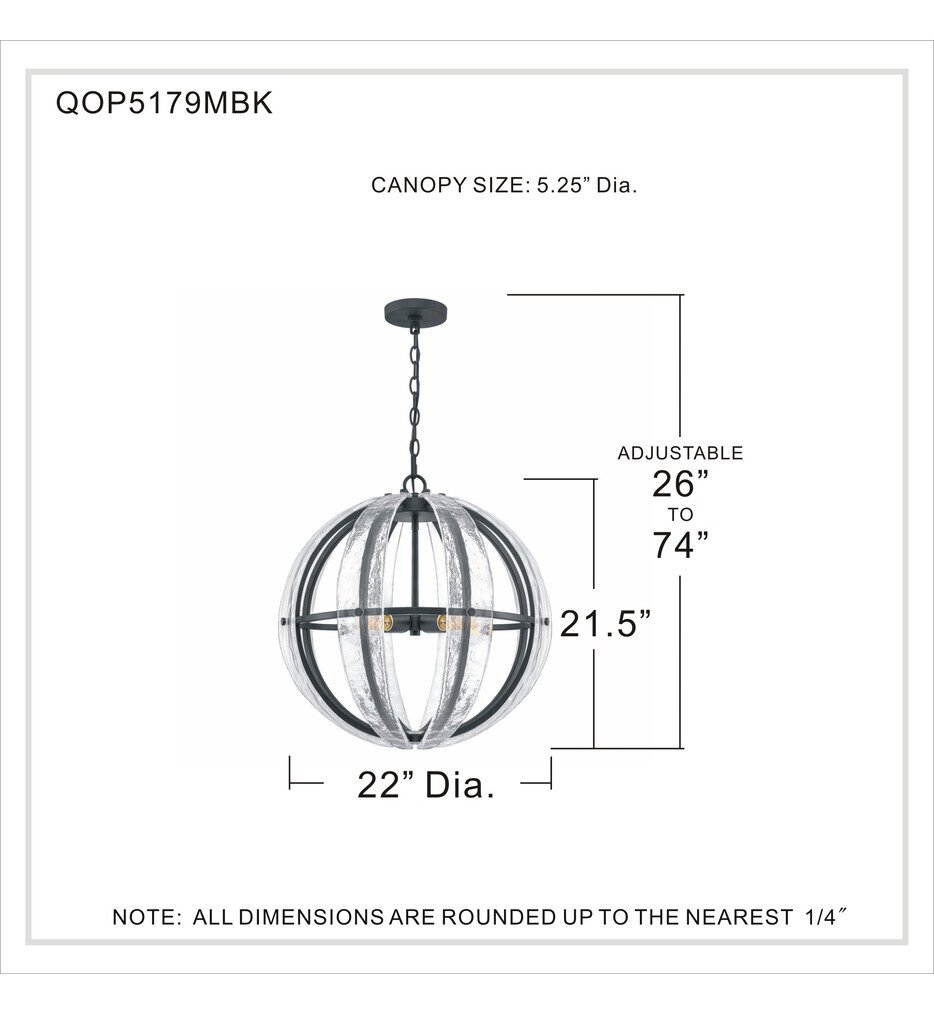 Dre 22" Pendant