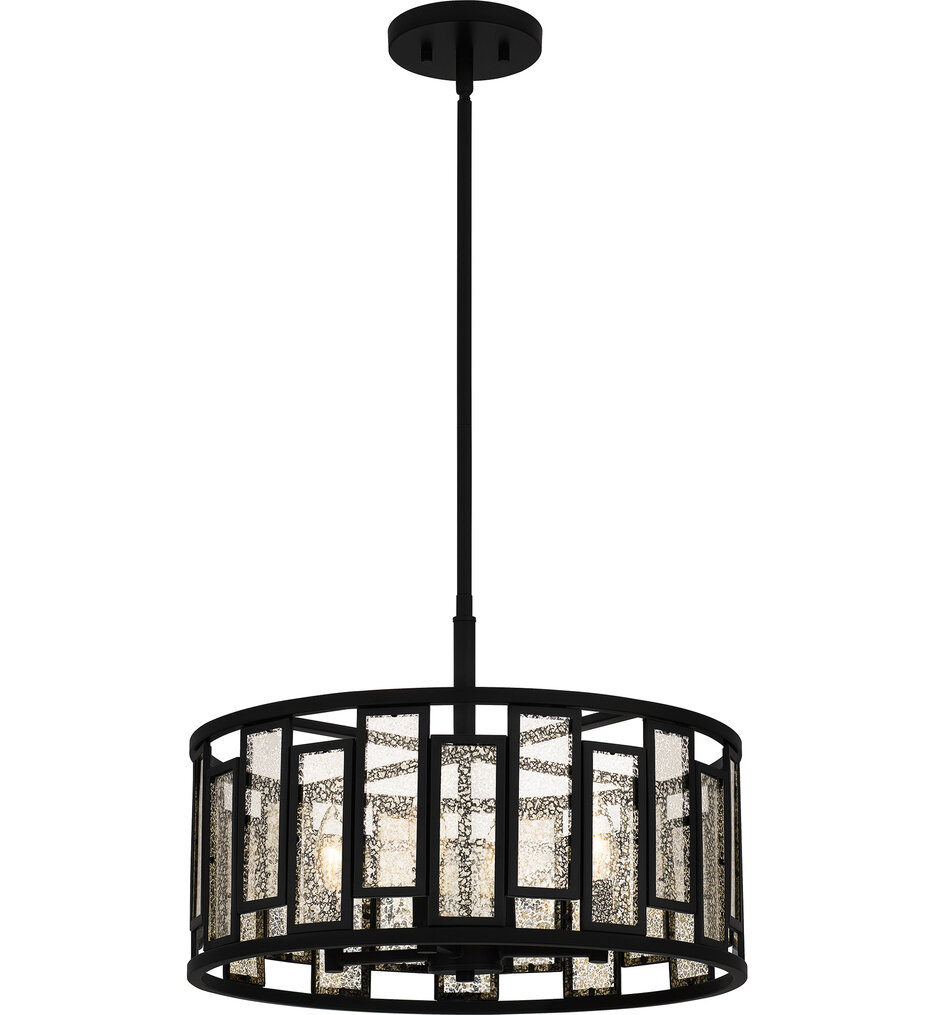 Quoizel - QP5600MBK - Bankston 18.25" Pendant