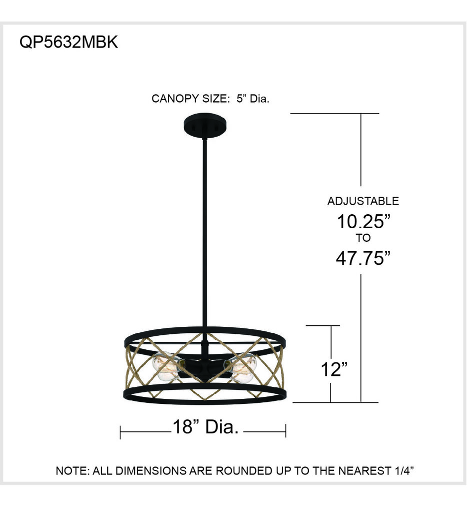 Cedar Park 18" Pendant