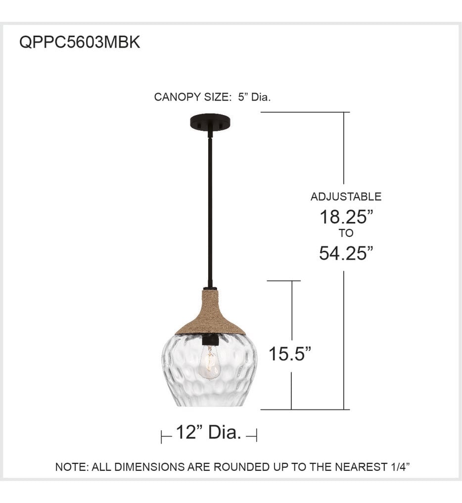 Piccolo 12" Pendant