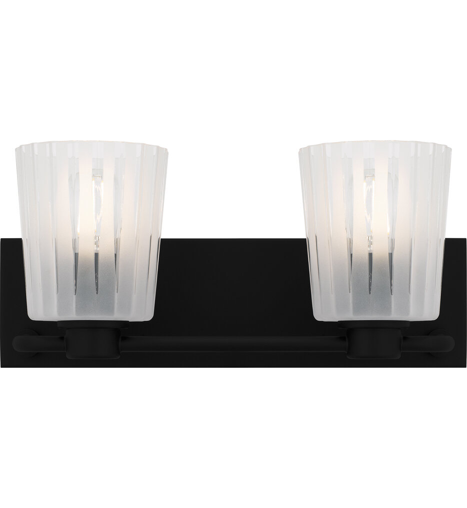 Quoizel - RAY8616MBK - Gray 16" Bath Vanity Light