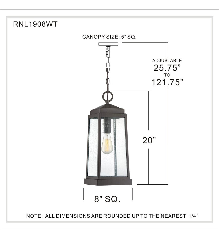 Ravenel 20" Outdoor Pendant