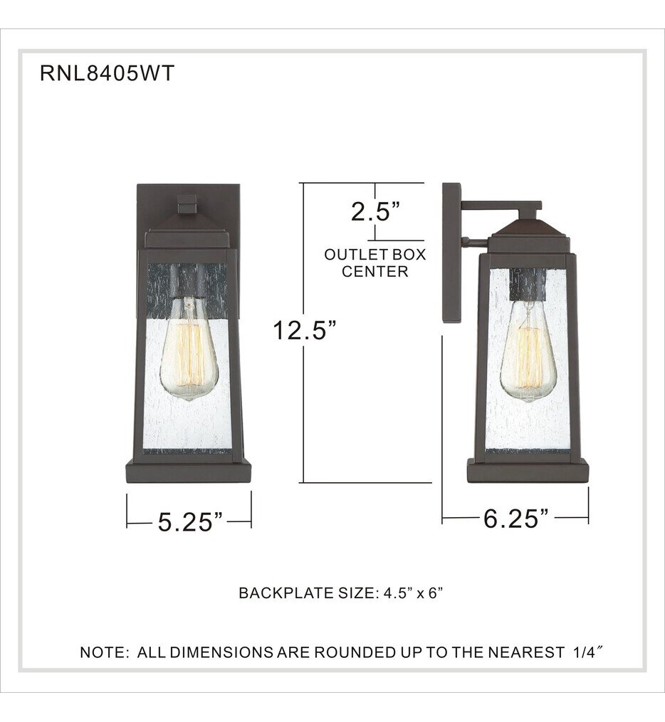 Ravenel 12.5" Outdoor Wall Sconce