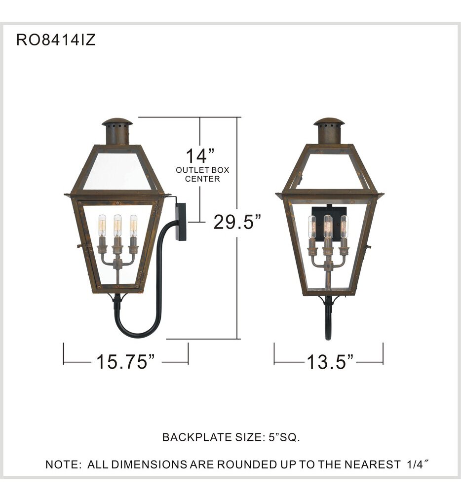 Rue De Royal 29.5" Outdoor Lantern
