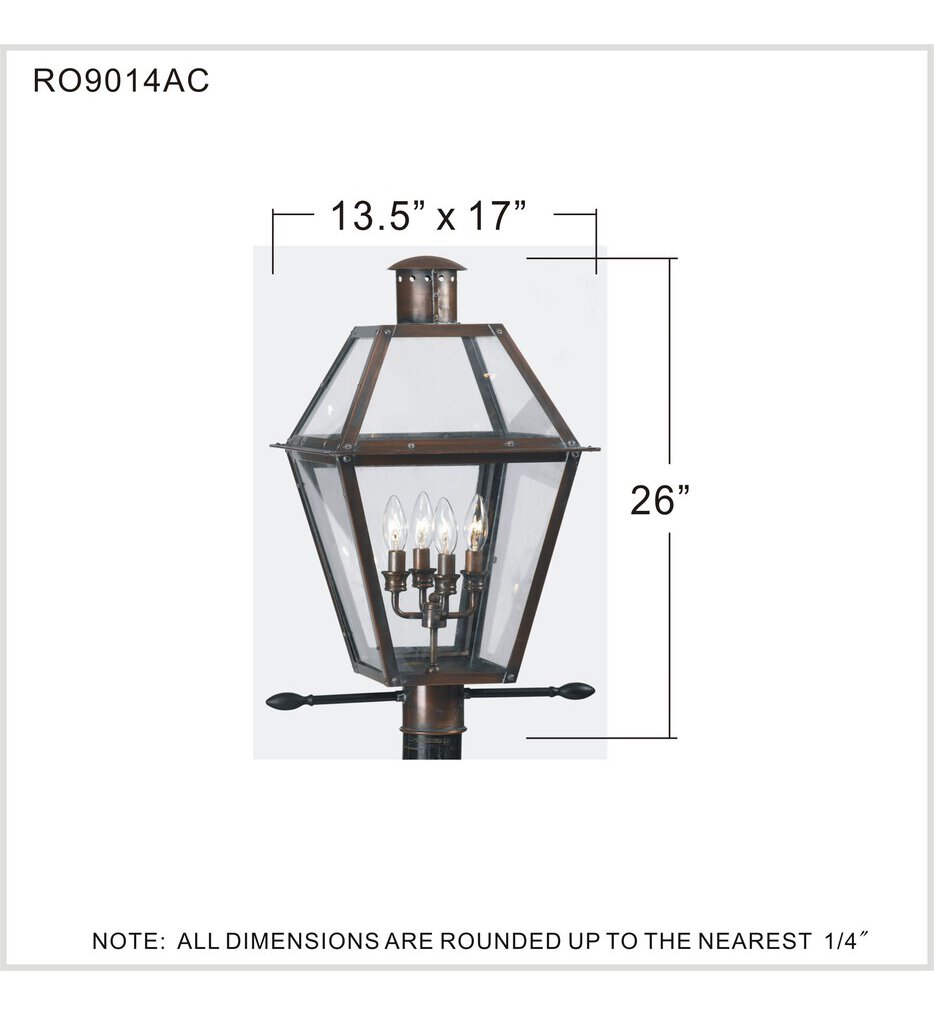 Rue De Royal Outdoor Post Light