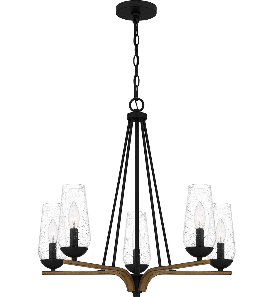 Quoizel - ROC5025MBK - Rochester 25" Chandelier