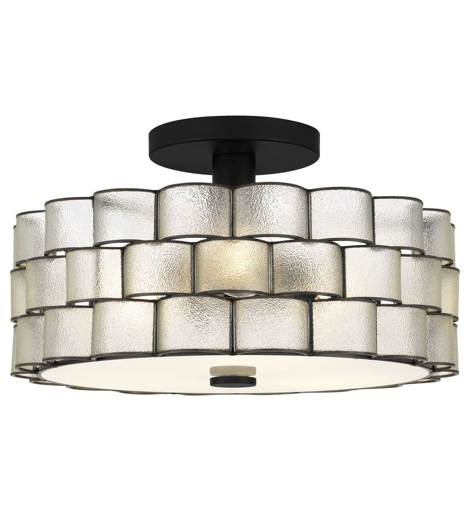 Quoizel - RORY1716MBK - Rory 15.75-inch Semi-Flush Mount