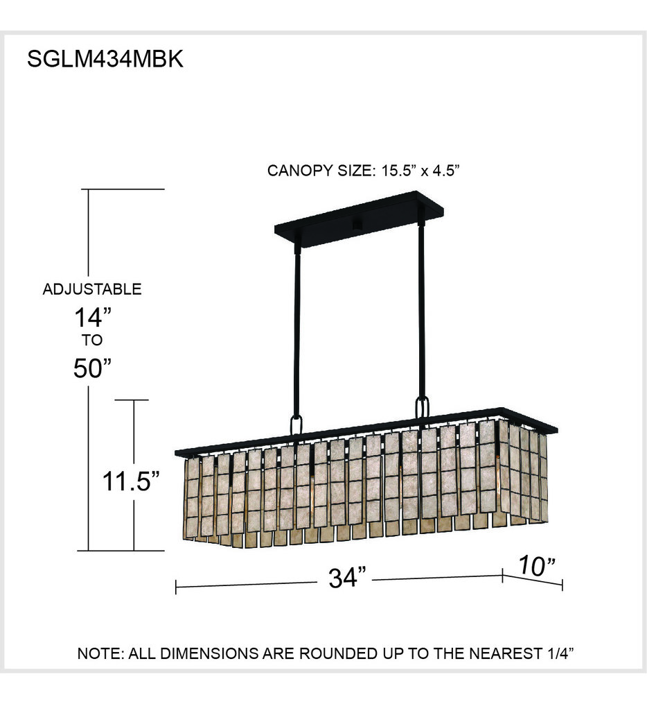 Seigler 34" Island Light