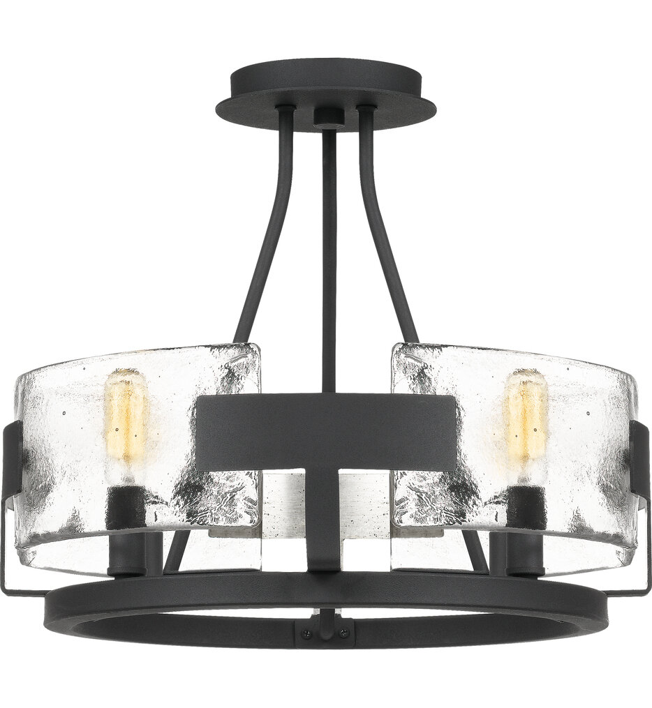 Quoizel - STM1716BA - Stratum 16" Semi-Flush Mount