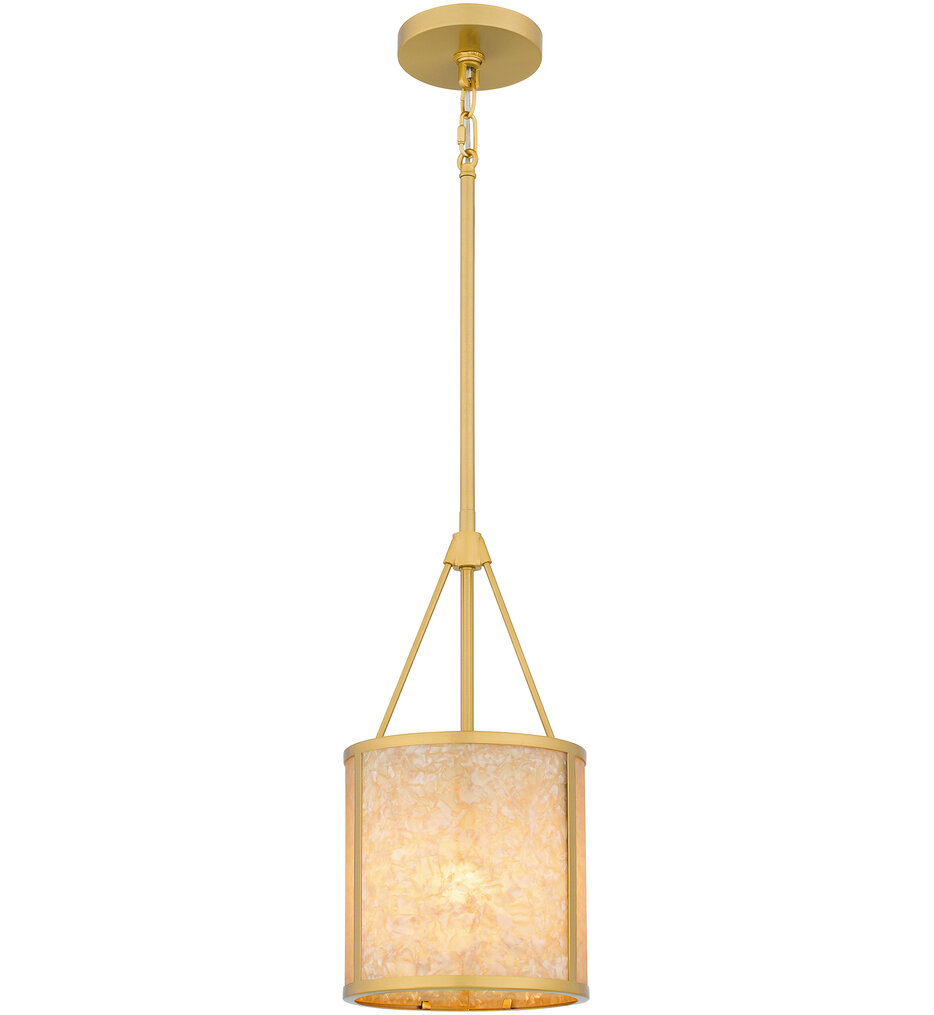 Quoizel - STO1508BRG - Stoneland 8" Mini-Pendant