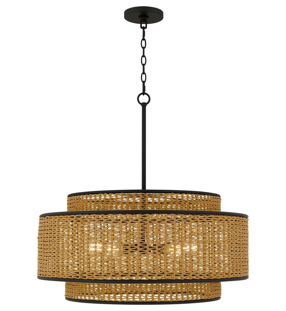 Quoizel - TET2830MBK - Teton 30-inch Pendant