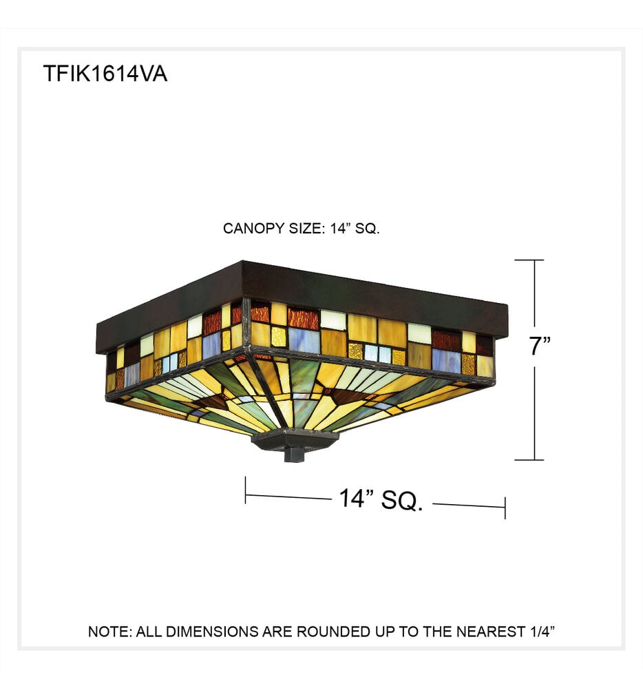 Inglenook 14" Flush Mount