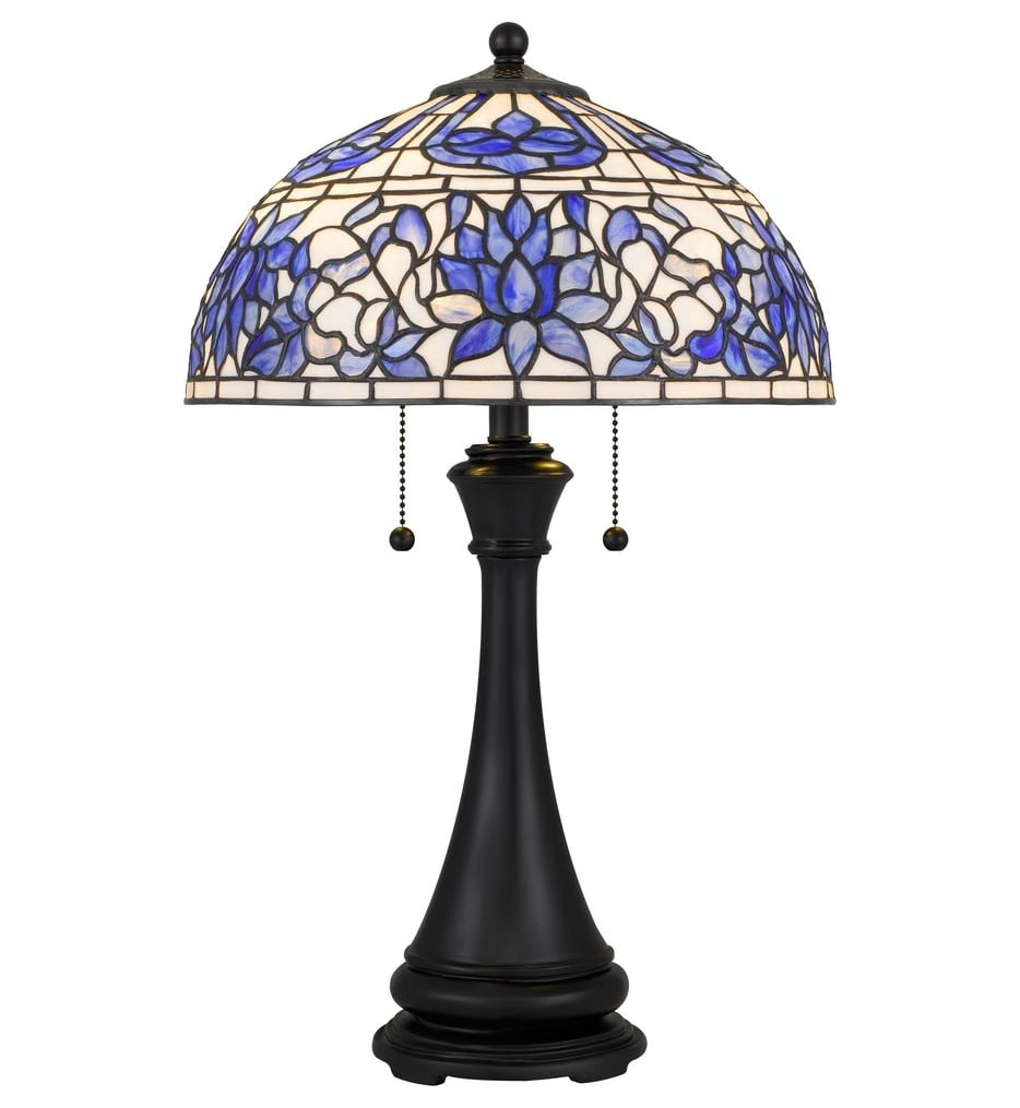 Quoizel - TFNR6325MBK - Wisteria Bloom 25.5-inch Table Lamp