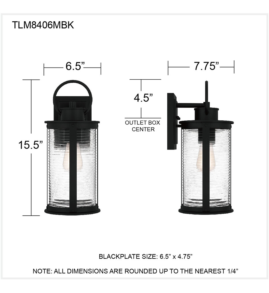 Tilmore 15.5" Outdoor Wall Sconce