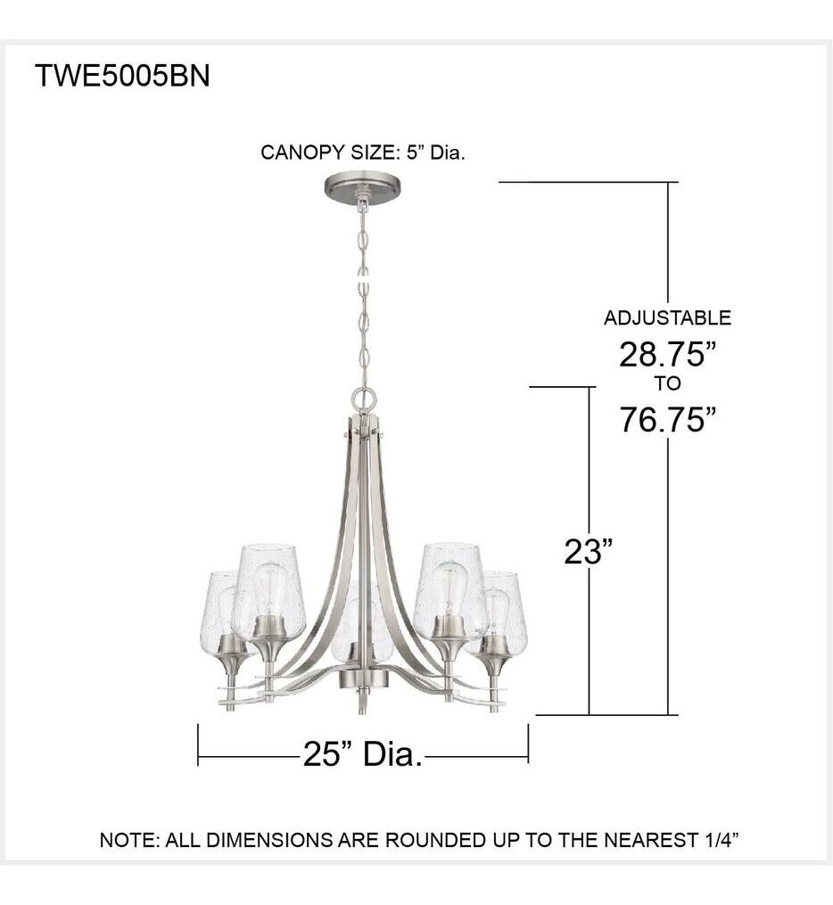 Towne 25" Chandelier