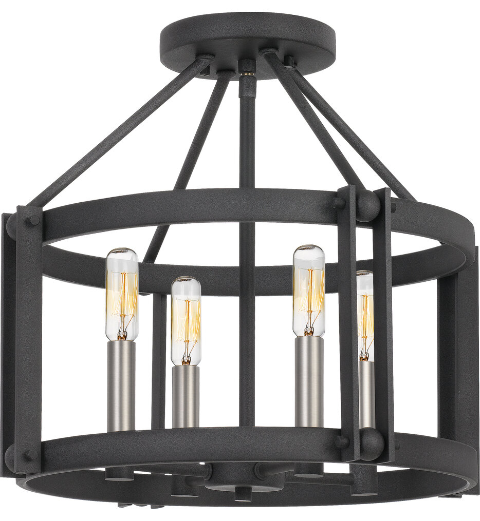 Quoizel - VC1716MB - Victor 16" Semi-Flush Mount