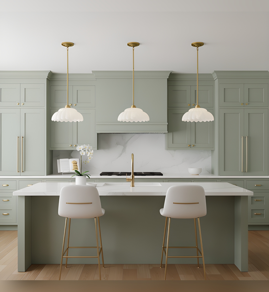 Quoizel - WHP1814BRG - Whitecap 14-inch Pendant