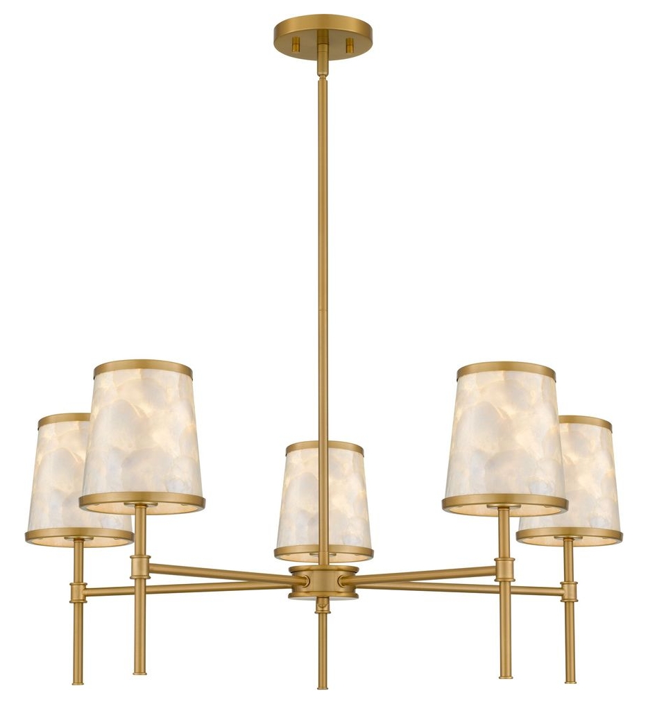 Quoizel - WIND5032BRG - Windley 32-inch Chandelier