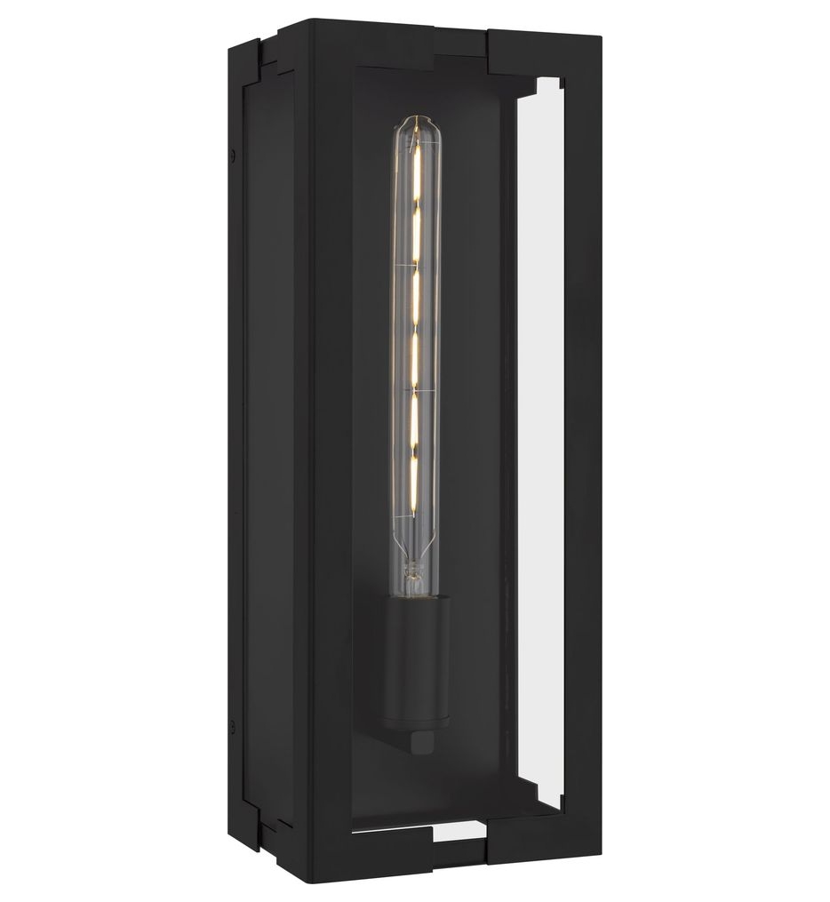 Quoizel - YOUN8407MBK - Young 18-inch Outdoor Wall Sconce