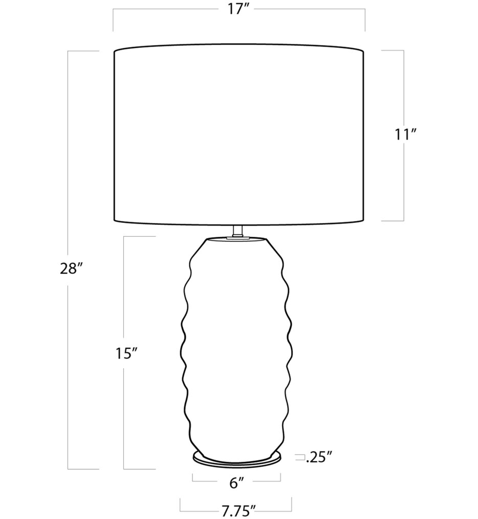 Ola Ceramic 28" Table Lamp