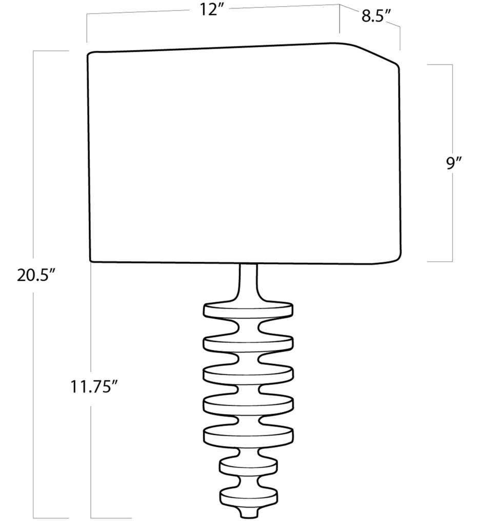 Fishbone 20.5" Wall Sconce
