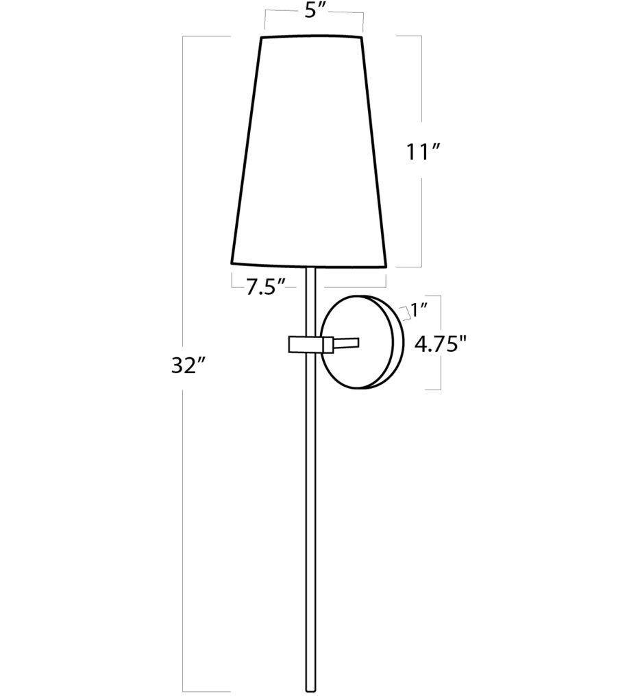 Toni 32" Wall Sconce
