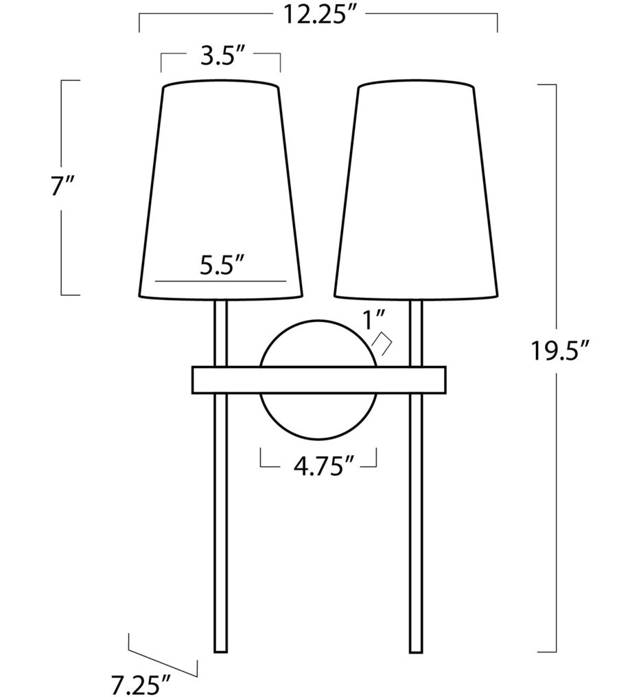 Toni 19.5" Wall Sconce