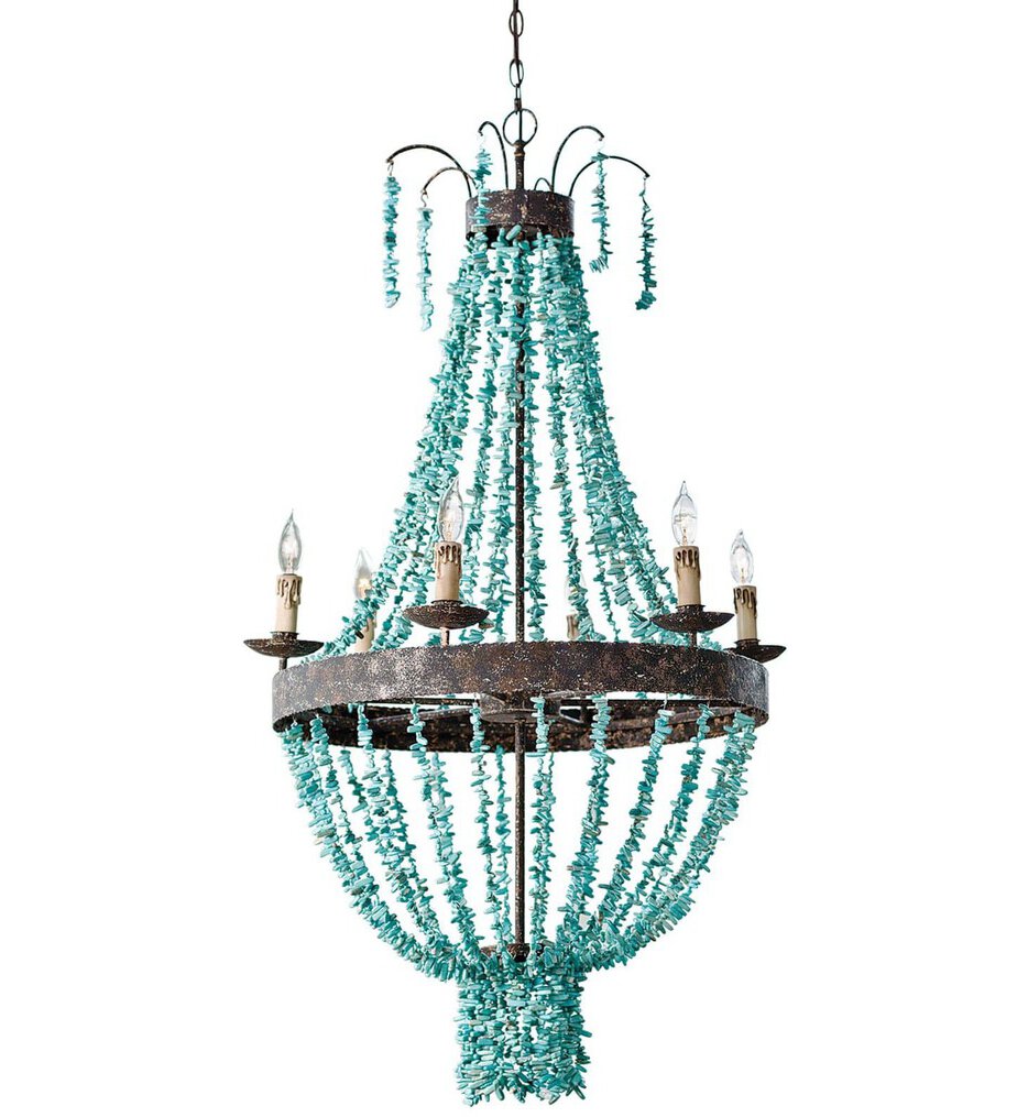 Beaded 27" Chandelier