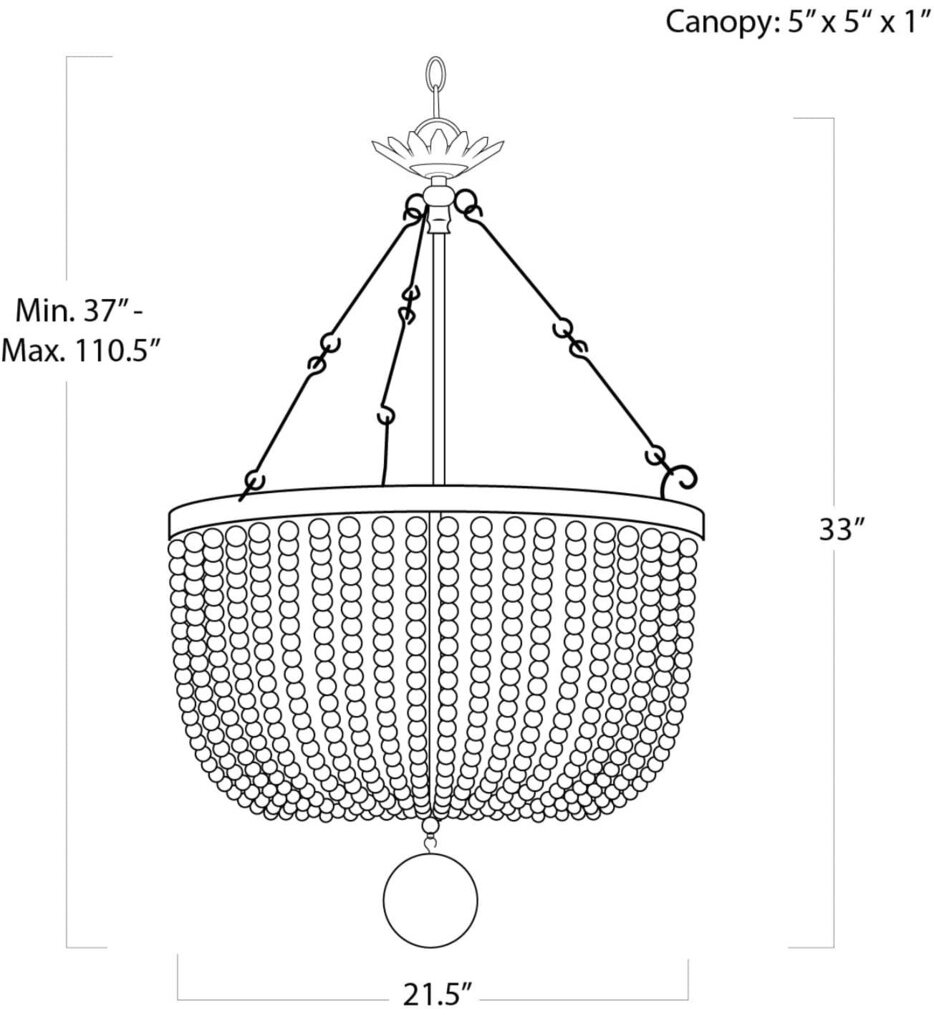 Fabian 21.5" Chandelier
