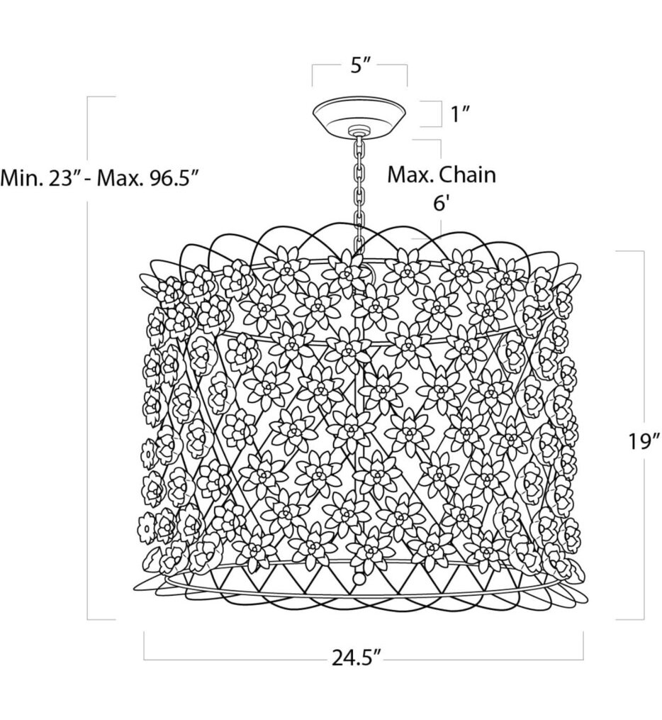 Alice 24.5" Chandelier