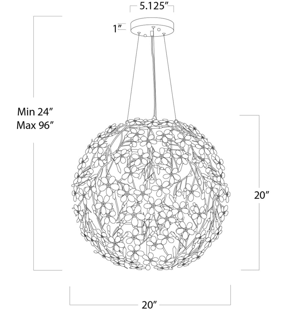 Cheshire 20" Chandelier